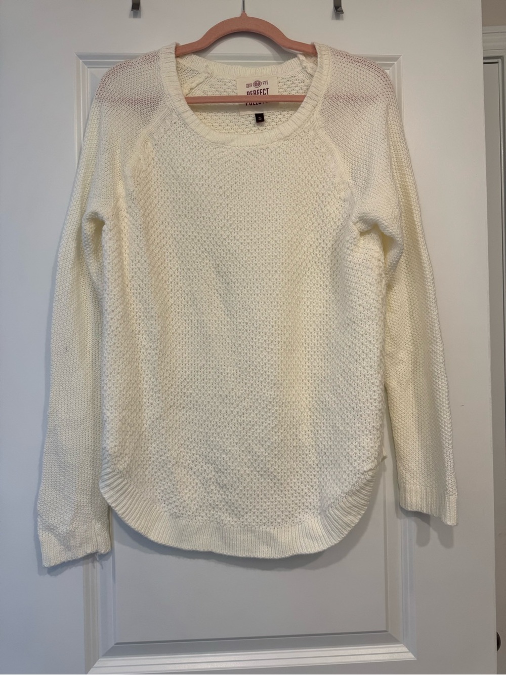 White Knit Sweater - Women